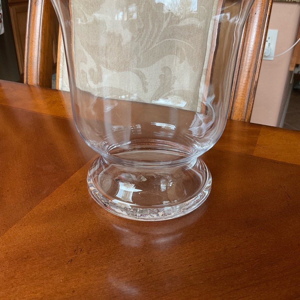Glass Vase, Robert William, Clear, perfect for layering colored stones, etc. - Picture 8 of 9
